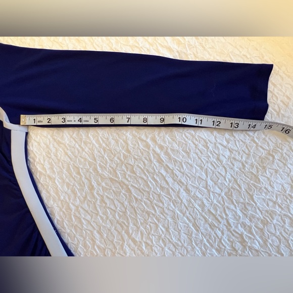 Ralph Lauren Long Sleeve Dress With White Stripe Detail Size: 6 - Picture 8 of 9